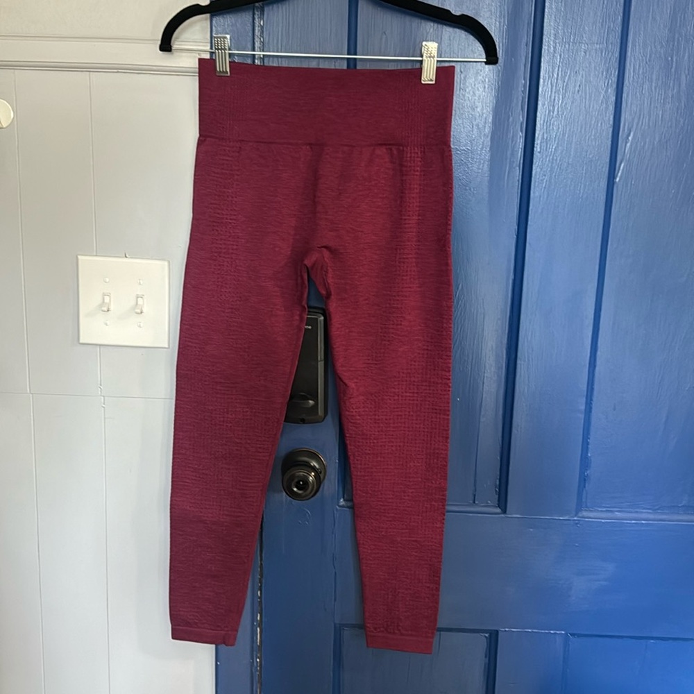 Red leggings